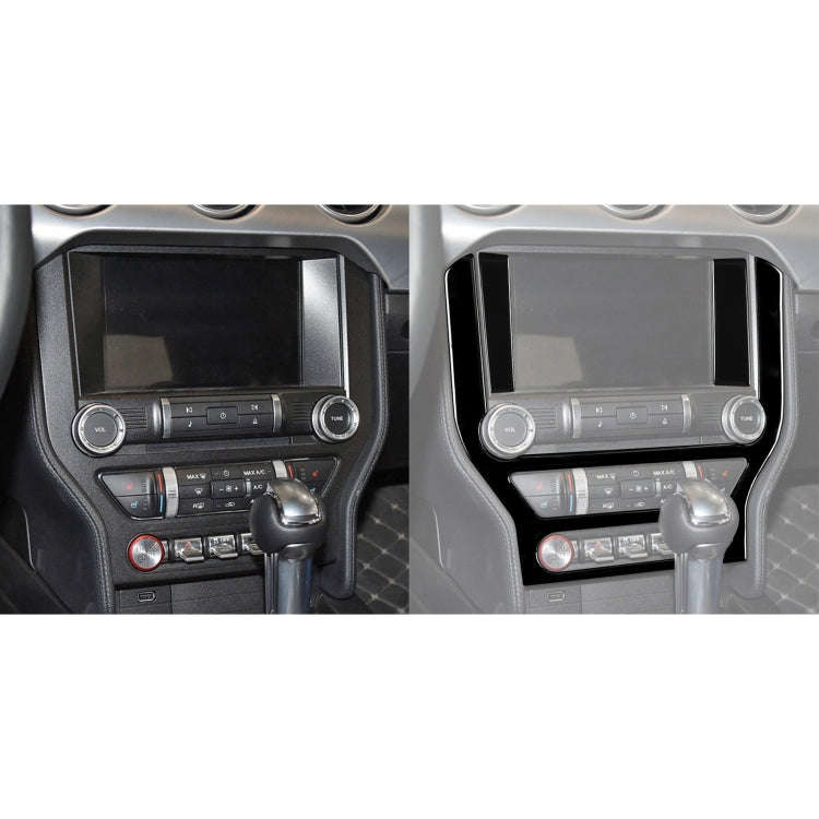 For Ford Mustang 2015-2020 Car Central Control Panel Decorative Sticker, Left and Right Drive Uni...