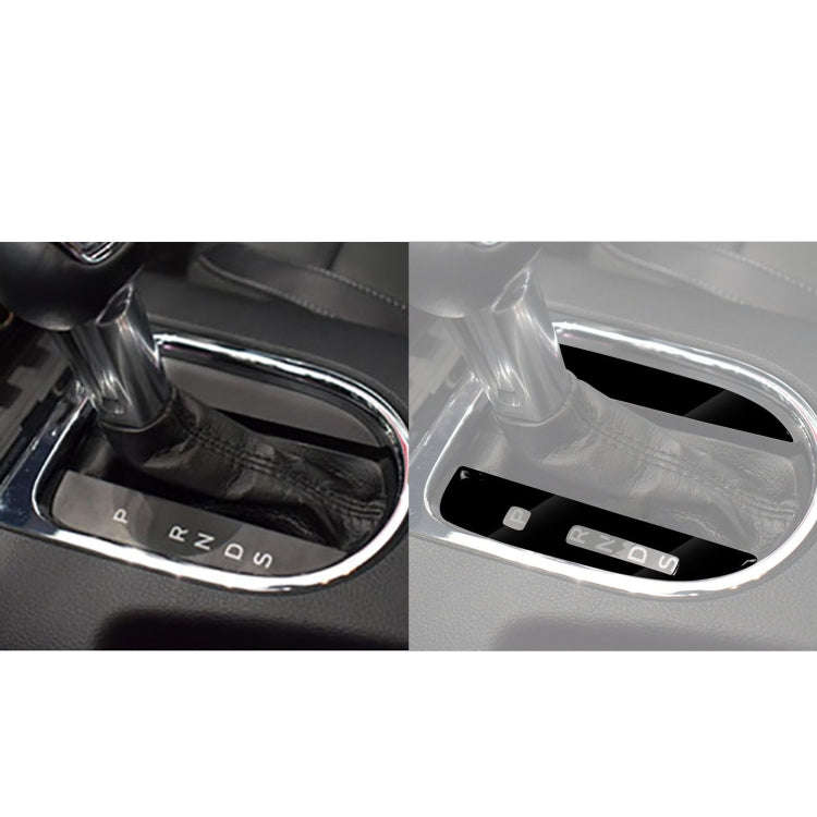 For Ford Mustang 2015-2020 Car Shifter Paddle Decorative Sticker, Left Drive (Black)