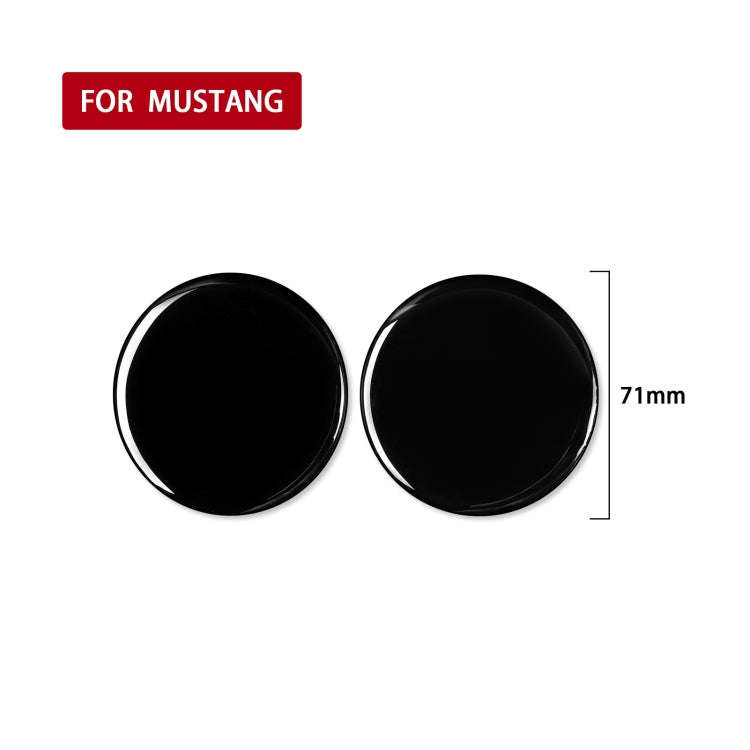 For Ford Mustang 2015-2020 Car Water Cup Holder Base Decorative Sticker, Left and Right Drive Uni...