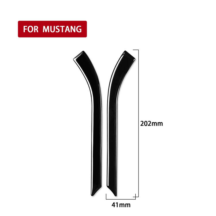 For Ford Mustang 2015-2020 Car Window Lift Side Decorative Sticker, Left and Right Drive Universa...