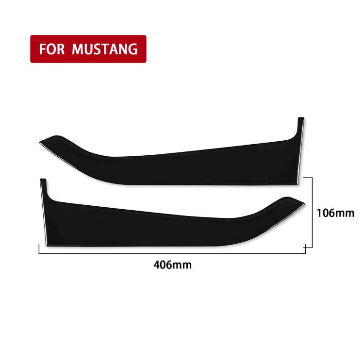 For Ford Mustang 2015-2020 Car Front Door Panel Decorative Sticker, Left and Right Drive Universa...