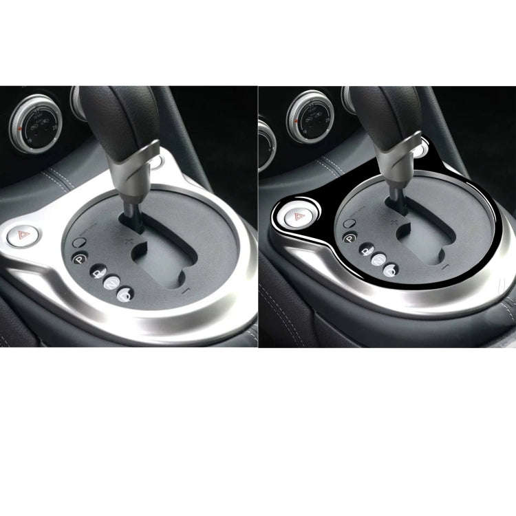 For Nissan 370Z Z34 2009- Car Automatic Gear Console Panel Decorative Sticker, Left and Right Dri...