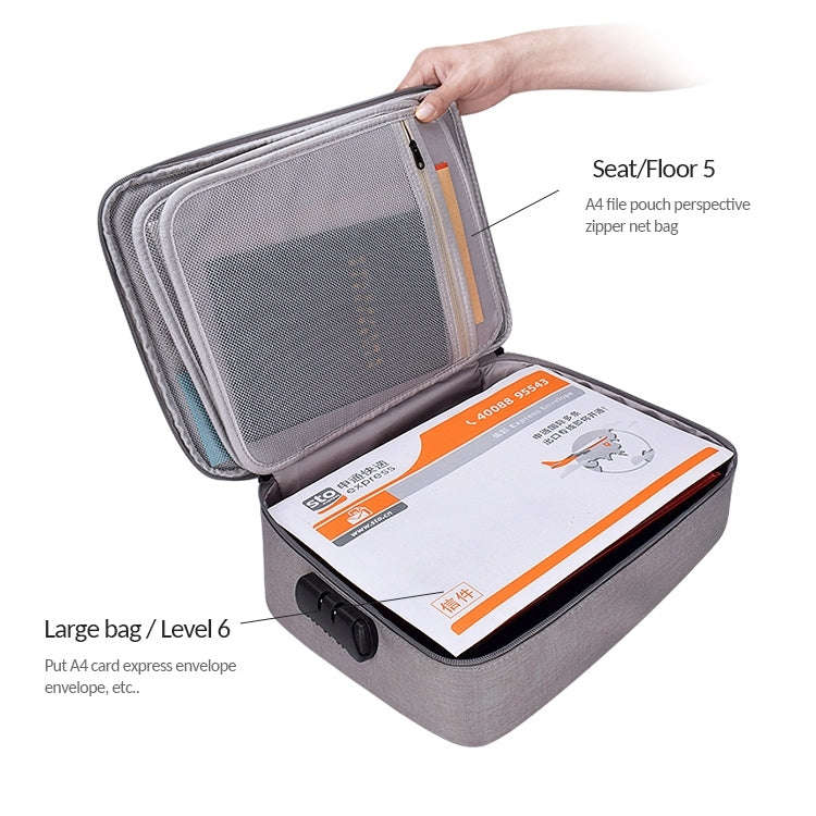 ZJ02 Waterproof Polyester Multi-layer Document Storage Bag Laptop Bag  for All Sizes of Laptops, ...