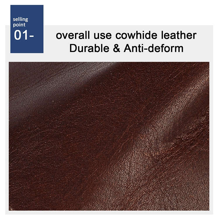 8020 Horizontal Retro Crazy Horse Texture Leather Anti-magnetic RFID Wallet Clutch Bag for Men, w...