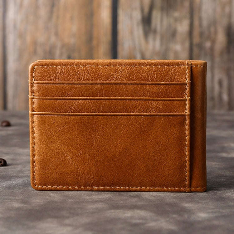 TP-055 Oil Wax Leather Multi-function Motor Vehicle Driving License Card Folder(Brown)
