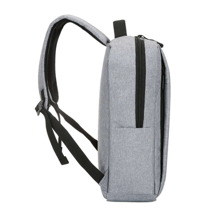 POFOKO Large-capacity Waterproof Oxford Cloth Business Casual Backpack with External USB Charging...