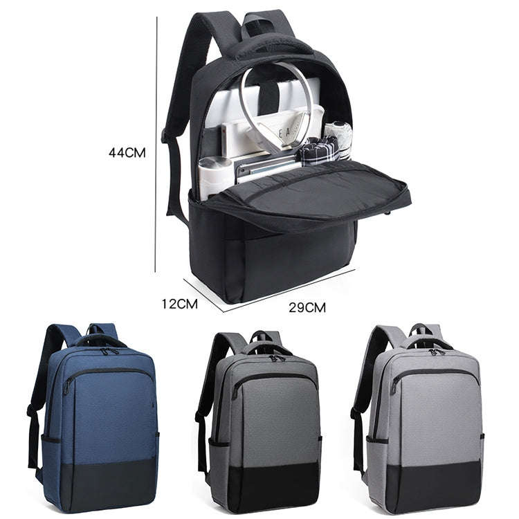 cxs-611 Multifunctional Oxford Laptop Bag Backpack(Dark Blue)