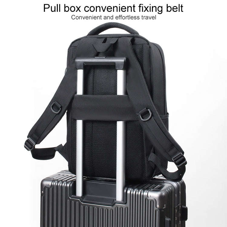 cxs-611 Multifunctional Oxford Laptop Bag Backpack(Dark Blue)