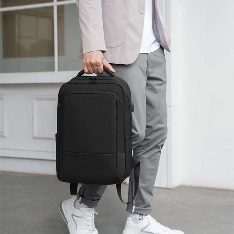 cxs-611 Multifunctional Oxford Laptop Bag Backpack(Dark Blue)