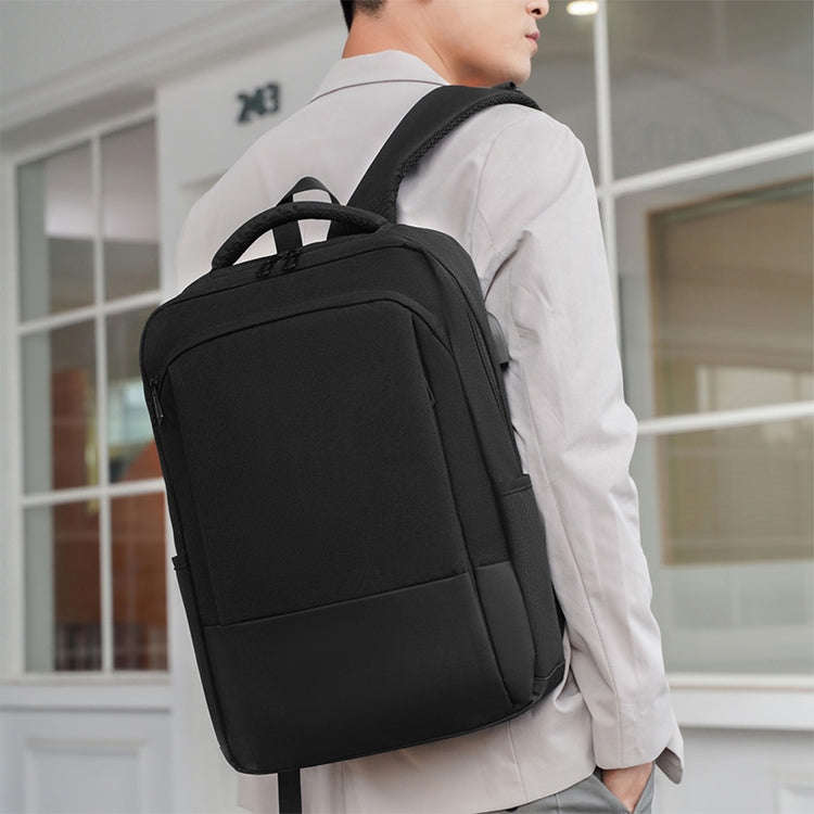 cxs-611 Multifunctional Oxford Laptop Bag Backpack(Dark Blue)
