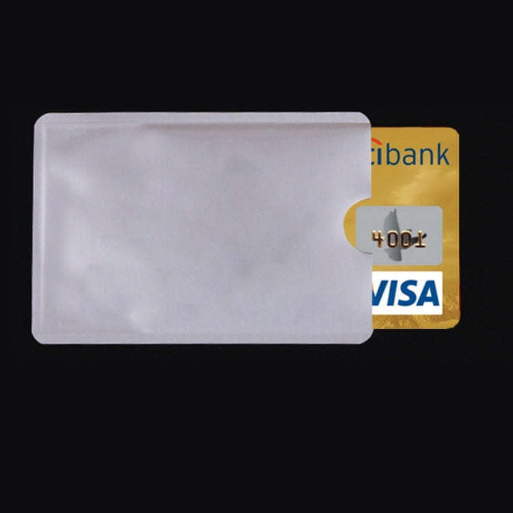 100 PCS Aluminum Foil Card Protective Cover Case RFID Blocking Safety Shield Identity Sleeves Car...
