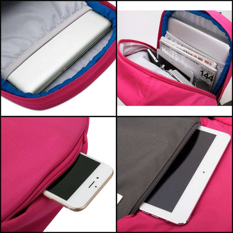POFOKO XY Series 13.3 inch Fashion Color Matching Multi-functional Backpack Computer Bag, Size: S...
