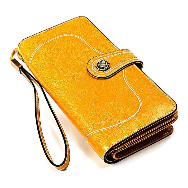 3555 Large Capacity Long Multi-function Anti-magnetic RFID Wallet Clutch for Ladies with Card Slo...