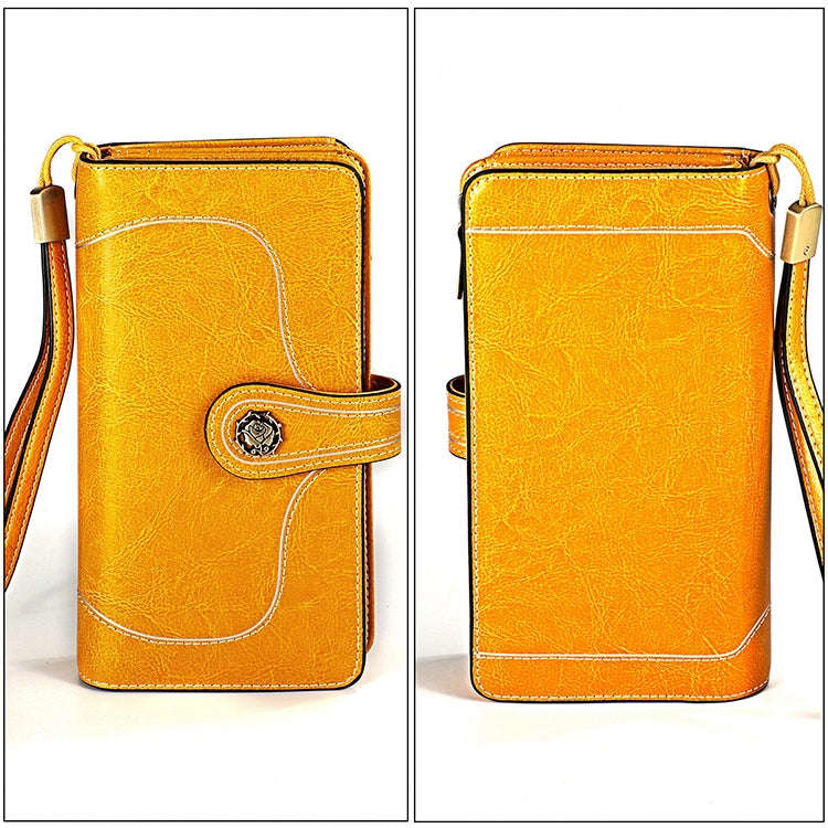 3555 Large Capacity Long Multi-function Anti-magnetic RFID Wallet Clutch for Ladies with Card Slo...