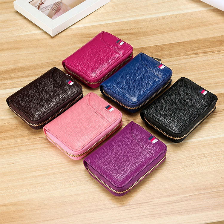 KB151 Multi-card Anti-magnetic RFID Organ Card Package Ladies Wallet (Black)