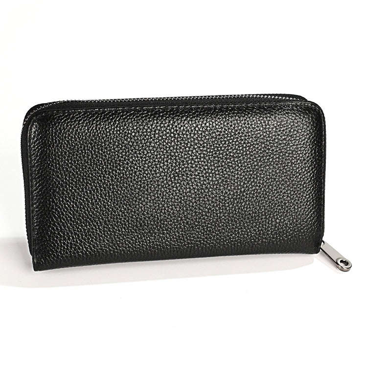 KB196 Top-grain Leather Large Capacity Multi-function 36-Bit Anti-magnetic RFID Organ Card Packag...