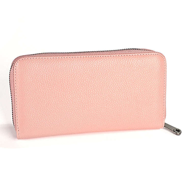 KB196 Top-grain Leather Large Capacity Multi-function 36-Bit Anti-magnetic RFID Organ Card Packag...