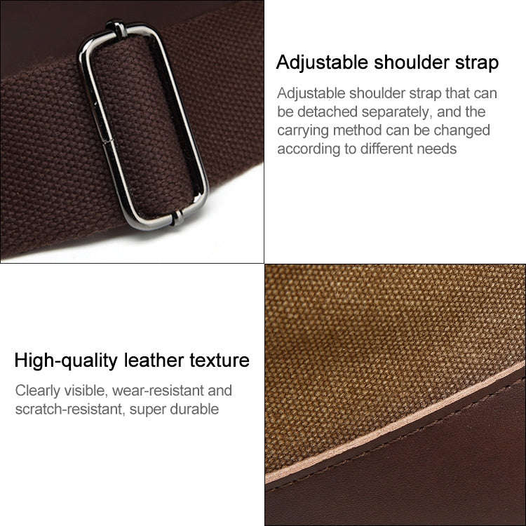 AUGUR 2012 Portable Casual Canvas Travel Handbag Baggage Shoulder Crossby Bag(Grey)