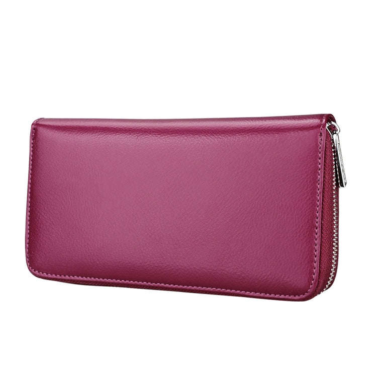 Antimagnetic RFID Large Capacity Long Style Genuine Leather Passport Package / Multifunctional an...