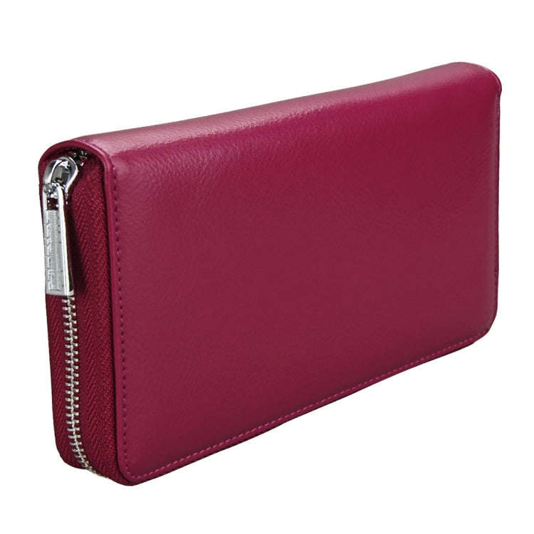 Antimagnetic RFID Large Capacity Long Style Genuine Leather Passport Package / Multifunctional an...