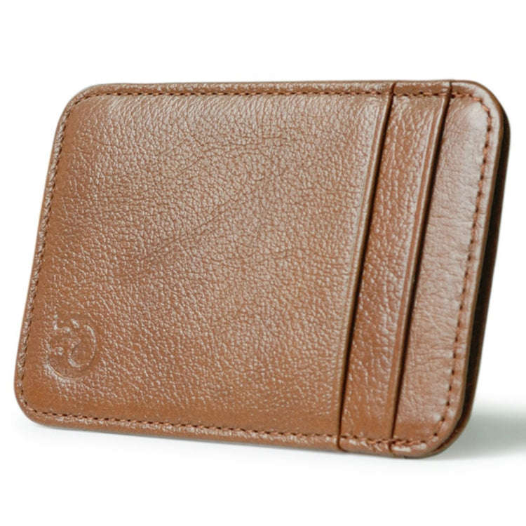 XIAO YUAN XIANG Cowhide Leather 5 Card Pocket Sleeve Wallet Coin Purse Credit Card Holder, Size: ...