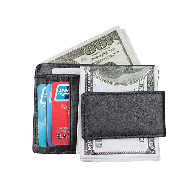 KB80 Antimagnetic RFID Crazy Horse Texture Oil Wax Leather Card Holder Wallet Billfold for Men an...