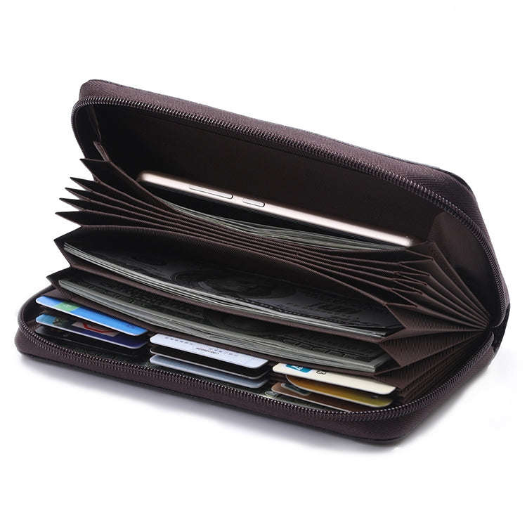 902 Antimagnetic RFID Litchi Texture Women Large Capacity Hand Wallet Purse Phone Bag with Card S...