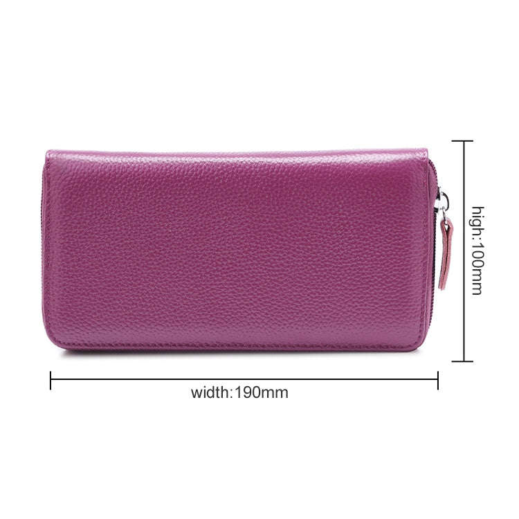 902 Antimagnetic RFID Litchi Texture Women Large Capacity Hand Wallet Purse Phone Bag with Card S...