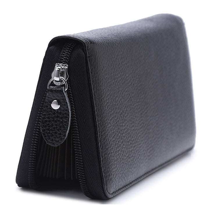 902 Antimagnetic RFID Litchi Texture Women Large Capacity Hand Wallet Purse Phone Bag with Card S...