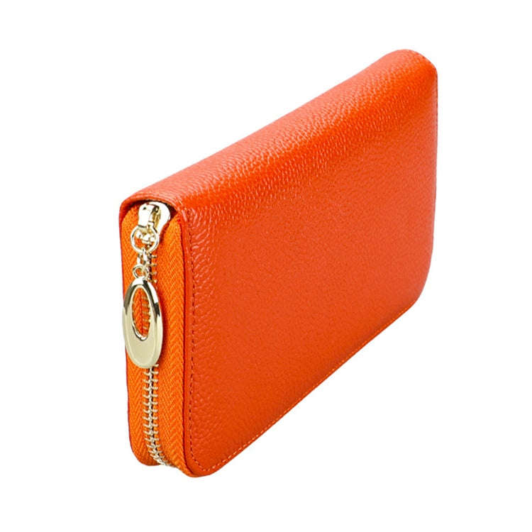 906 Antimagnetic RFID Litchi Texture Women Large Capacity Hand Wallet Purse Phone Bag with Card S...