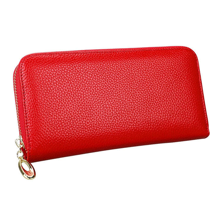 906 Antimagnetic RFID Litchi Texture Women Large Capacity Hand Wallet Purse Phone Bag with Card S...