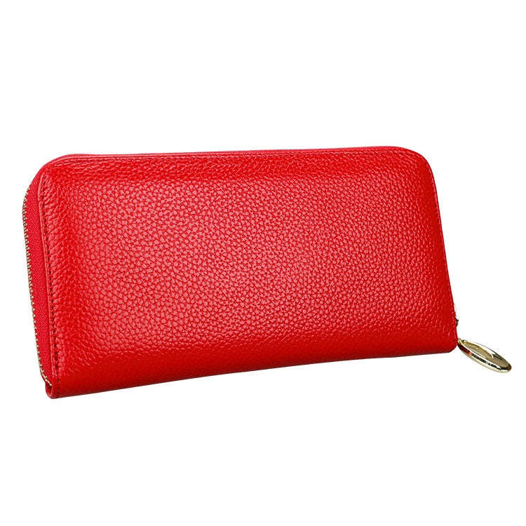 906 Antimagnetic RFID Litchi Texture Women Large Capacity Hand Wallet Purse Phone Bag with Card S...