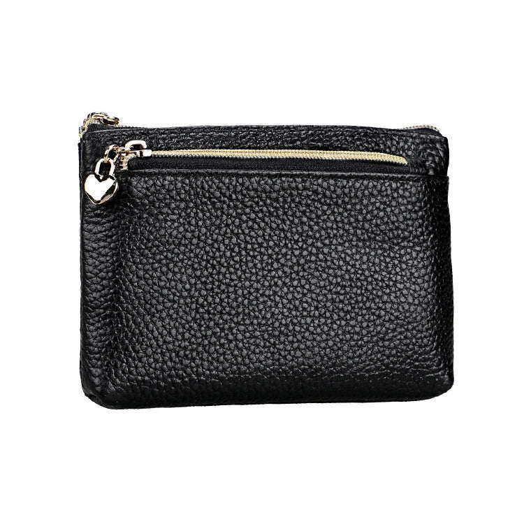 2013 Multifunctional Litchi Texture Women Large Capacity Hand Wallet with Card Slots(Black)