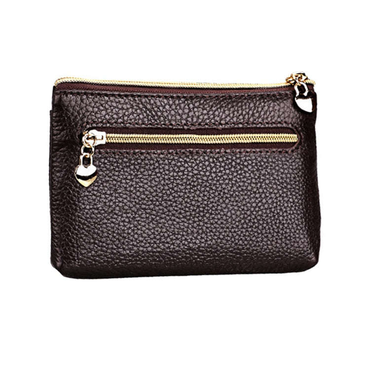 2013 Multifunctional Litchi Texture Women Large Capacity Hand Wallet with Card Slots(Coffee)