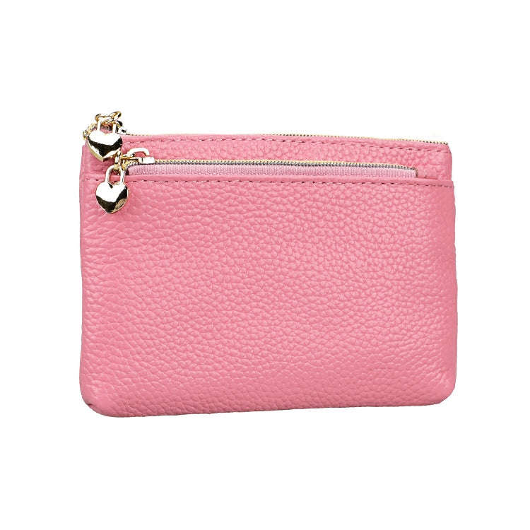2013 Multifunctional Litchi Texture Women Large Capacity Hand Wallet with Card Slots(Pink)