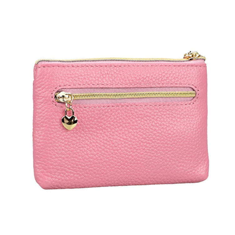 2013 Multifunctional Litchi Texture Women Large Capacity Hand Wallet with Card Slots(Pink)