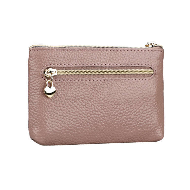 2013 Multifunctional Litchi Texture Women Large Capacity Hand Wallet with Card Slots(Light Pink)