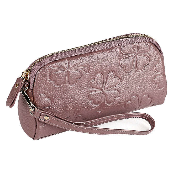 2026 Multifunctional Litchi Texture Women Large Capacity Hand Wallet Shell bag with Card Slots(Pa...