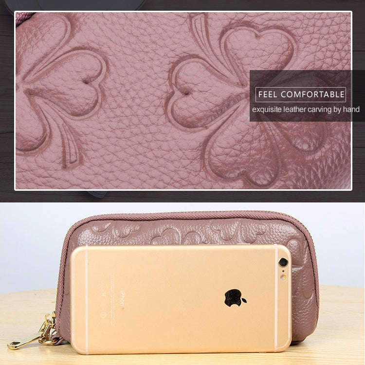 2026 Multifunctional Litchi Texture Women Large Capacity Hand Wallet Shell bag with Card Slots(Pa...