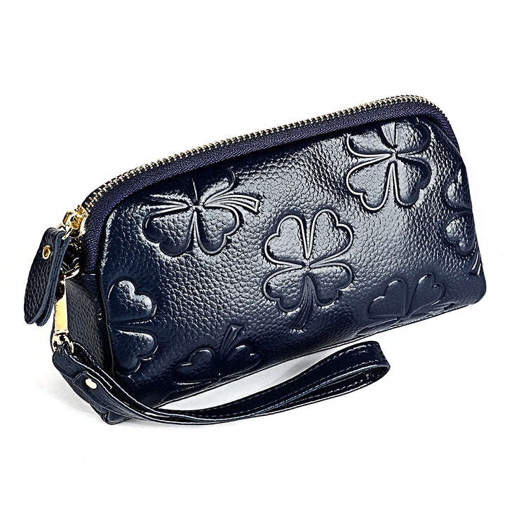 2026 Multifunctional Litchi Texture Women Large Capacity Hand Wallet Shell bag with Card Slots(Sa...