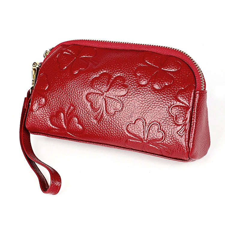 2026 Multifunctional Litchi Texture Women Large Capacity Hand Wallet Shell bag with Card Slots(Wi...