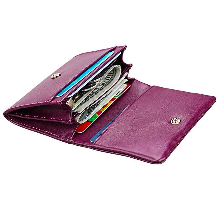 2031 Antimagnetic RFID Multifunctional Women Lock Buckle Large Capacity Hand Wallet with Card Slo...