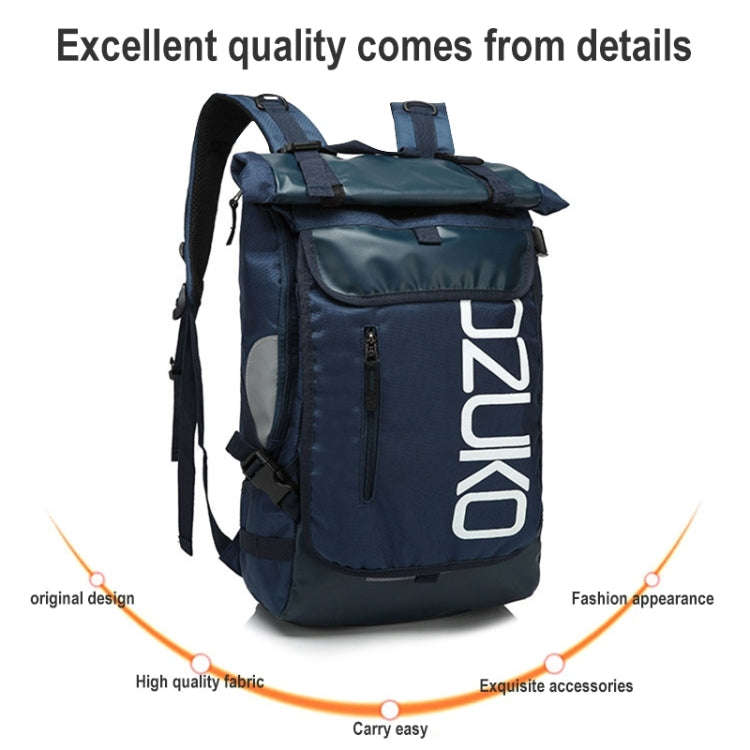 Ozuko 8020 Fashionable Oxford Travel Shoulder Bag(Blue)