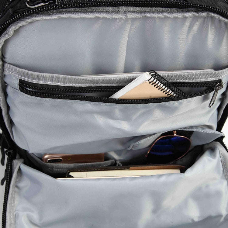 Ozuko 8983 Large Capacity Waterproof Travel Outdoor USB Shoulder Backpack 17 Inch(Blue)