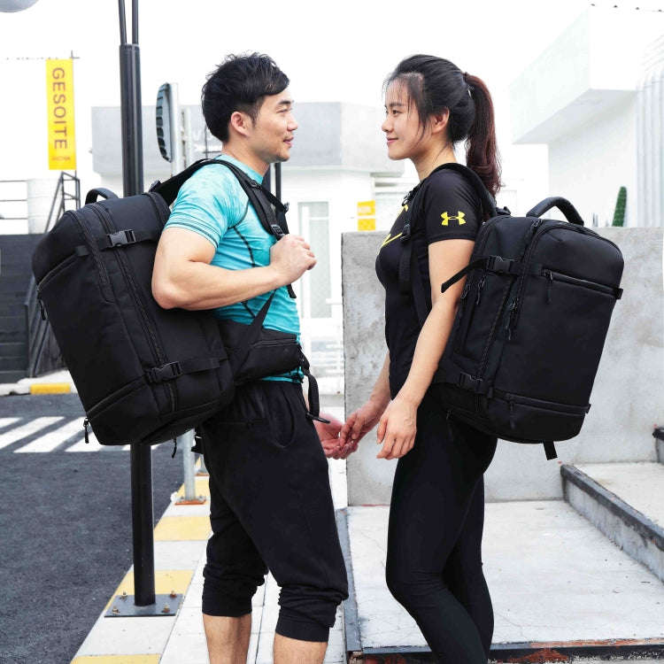 Ozuko 8983 Large Capacity Waterproof Travel Outdoor USB Shoulder Backpack 17 Inch(Blue)