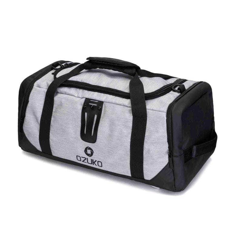 Ozuko 9005 Large Capacity Oxford Outdoor Travel Single Shoulder Handbag 21 Inch(Grey)