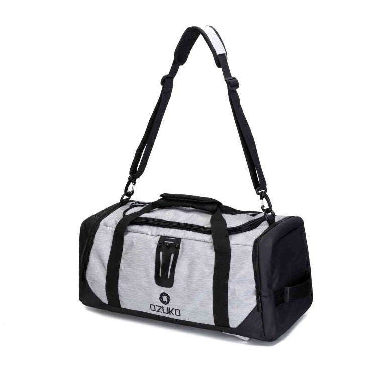 Ozuko 9005 Large Capacity Oxford Outdoor Travel Single Shoulder Handbag 21 Inch(Grey)