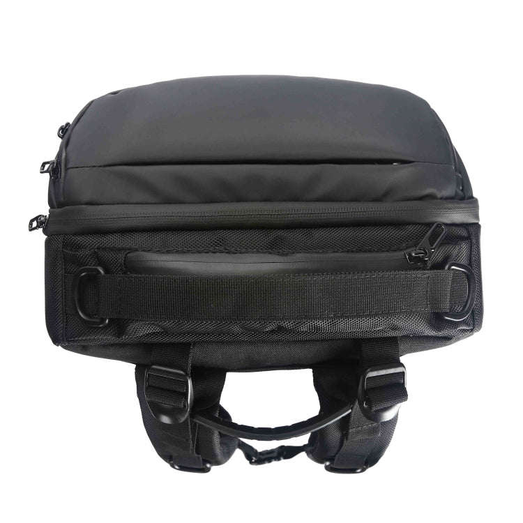 Ozuko 9060 Large Capacity Waterproof USB Outdoor Shoulder Backpack, Size: Large, 33x21x53cm(Black)