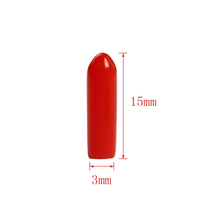 100 PCS iFlight M3x15mm Transmitter Antenna Protection Cap PVC Rubber Sheath for FPV RC Models Mu...