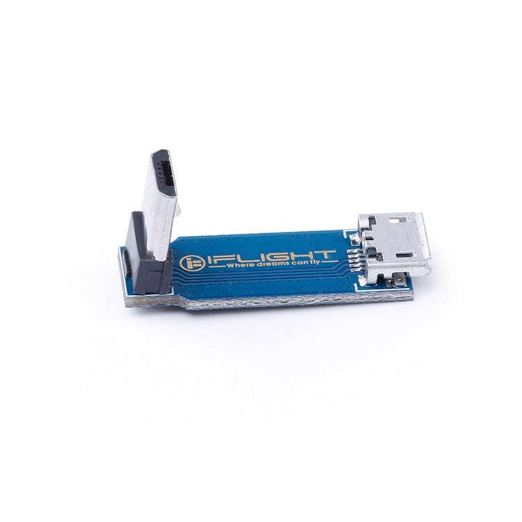 10 PCS iFlight L-Type Adapter Plate Micro USB Male to Female Support Data Transmission Synchroniz...